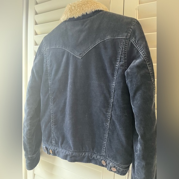 Blue Corduroy Sherpa Jacket ASO Gilmore Girls - Lorelai Gilmore - Picture 5 of 9